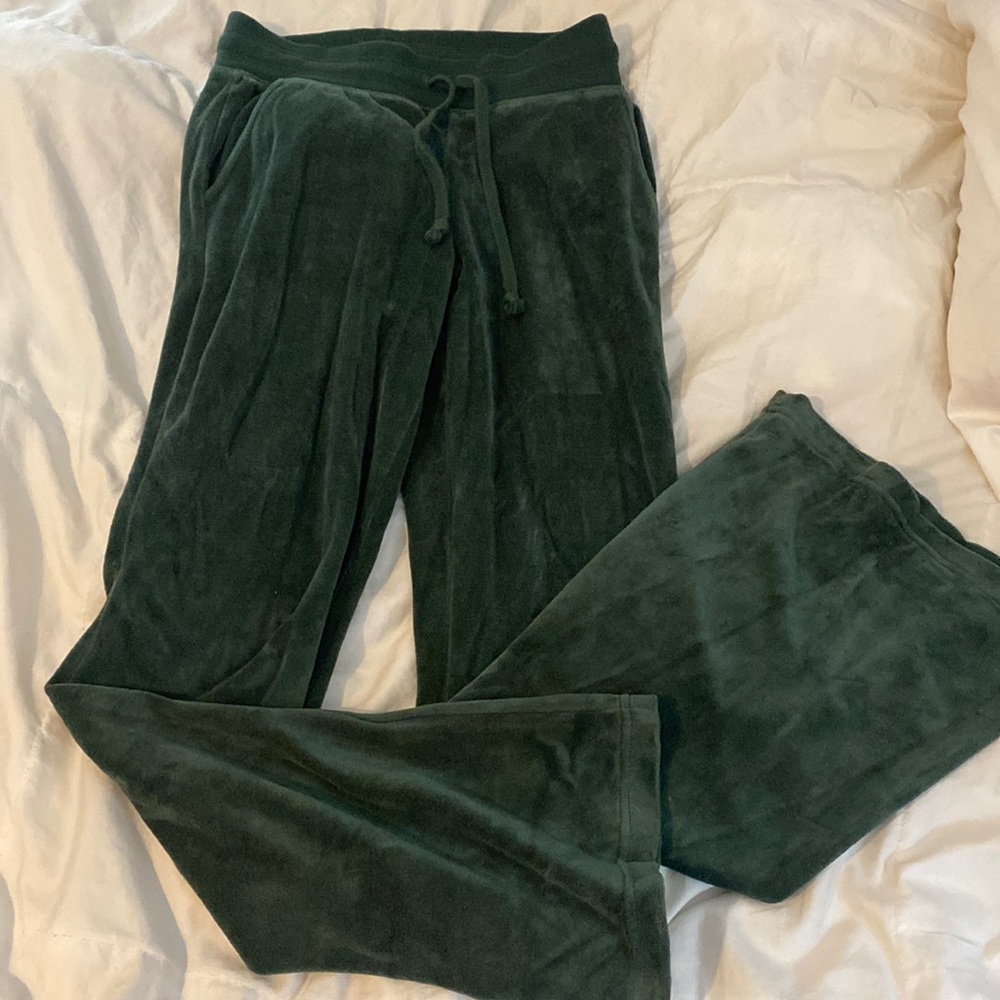 Aerie velvet flare pants size small